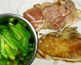 鶏もも肉でお手軽に♪鴨南蛮風そば作り方9写真