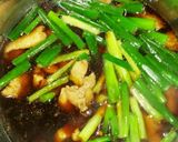 鶏もも肉でお手軽に♪鴨南蛮風そば作り方13写真