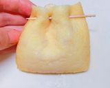 優しい味付け♡巾着煮卵作り方4写真
