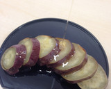 焼き芋のはちみつ＋アイスのせ作り方3写真