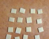 スライスチーズで　チーズせんべい作り方1写真