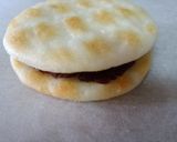 ソフトサラダ煎餅のあんこサンド☆揚最中風作り方2写真