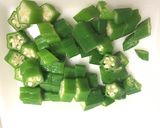 鳥挽肉とオクラでカレー味の中華風なめたけ作り方2写真