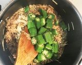 鳥挽肉とオクラでカレー味の中華風なめたけ作り方5写真