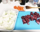 簡単本格！牛スネ肉のトロトロ赤ワイン煮作り方1写真