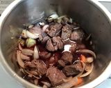 簡単本格！牛スネ肉のトロトロ赤ワイン煮作り方5写真