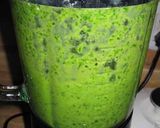 ほうれん草と香菜のグリーンライス作り方4写真
