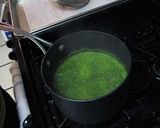 ほうれん草と香菜のグリーンライス作り方8写真