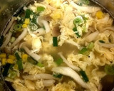 簡単！美味しくマイタケとたまごのスープ♡作り方8写真