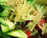 夏野菜の生姜和えサラダ作り方1写真