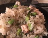 ワカメスープで作ろう♬枝豆ごろごろタコ飯作り方3写真