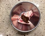 レンジで豚ばらとパイナップルのロースト作り方1写真