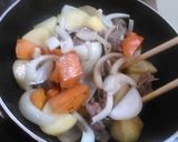カレー風味肉じゃが作り方3写真