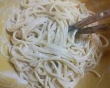温玉＆クリームチーズで冷製カルボナーラ♪作り方5写真