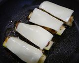 簡単！ジューシー☆ズッキーニ肉巻きチーズ作り方4写真