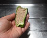 ピーマンのツナチーズ詰め作り方4写真