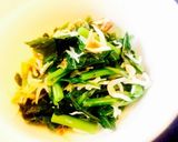 茹でて混ぜるだけ★モロヘイヤの簡単小鉢作り方3写真
