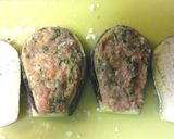 水茄子の肉詰め作り方2写真