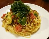 ツナトマトとアボカド☆ガーリック冷パスタ作り方5写真