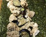 ササミと茄子の焼肉ダレ炒め海苔巻き作り方3写真