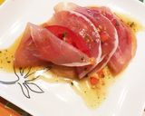 暑い夏にオススメ☆トマトと生ハムのサラダ作り方4写真