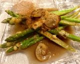 アスパラのマヨにんにく焦がし焼き作り方7写真