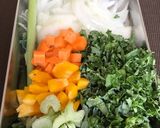 あっさり野菜の旨味 ケール野菜のスープ作り方1写真