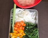あっさり野菜の旨味 ケール野菜のスープ作り方2写真