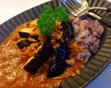 なすのキーマカレー　夏めし　玄米作り方8写真