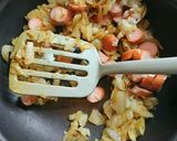 本日の朝 カレーリゾット作り方2写真
