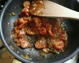 本日の朝 カレーリゾット作り方3写真