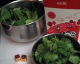 ほうれん草と香菜のグリーンライス作り方2写真