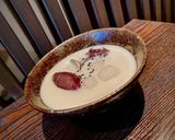☆冷たい☆焼芋の豆乳おしるこ作り方4写真