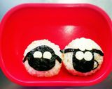 ひつじのショーン&ティミーのキャラ弁♪作り方3写真