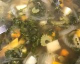 あっさり野菜の旨味 ケール野菜のスープ作り方7写真