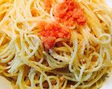 味のりとタバスコで食べるたらこパスタ作り方6写真