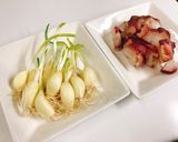発芽にんにくとタコのアヒージョ作り方1写真