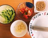 簡単♪ヘルシー☆野菜たっぷりサラダ蕎麦☆作り方1写真