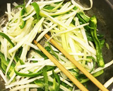 ピーマンと大根の皮の 塩昆布炒め作り方2写真