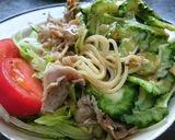 ゴーヤ好きの為の★豚シャブの冷製パスタ作り方6写真