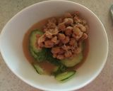 納豆蕎麦 冷や汁風作り方2写真