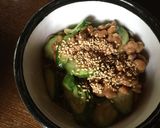 納豆蕎麦 冷や汁風作り方3写真