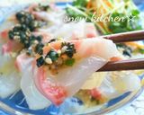 鯛のお刺身☆カルパッチョ風作り方4写真