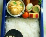 《キャラ弁》クジラちゃんの夏弁当作り方4写真