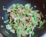 簡単、旨い♬ キャベツと豚肉の味噌炒め作り方4写真