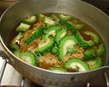 最速のゴーヤ入りチキンラーメン作り方11写真