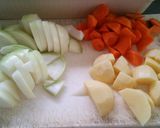 旨辛肉みその和風スープ作り方1写真