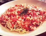 簡単♡ツナとトマトと玉ねぎの冷製パスタ作り方5写真