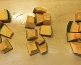 出汁いらずで美味しい◆かぼちゃの煮物作り方1写真
