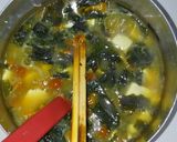 朝食にも♪なめこと豆腐 ワカメのお味噌汁作り方5写真